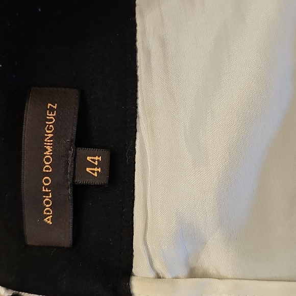 ADOLFO DOMINGUEZ Midi Black & White A-line Skirt Size 44 - Picture 6 of 8